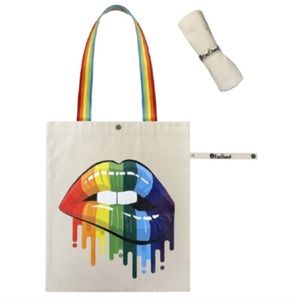 Colorful Lips Tote Bag
